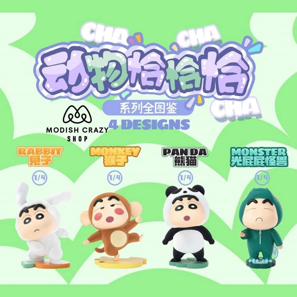 52TOYS • CRAYON Shinchan Animal Cha Cha Cha Series (Set)