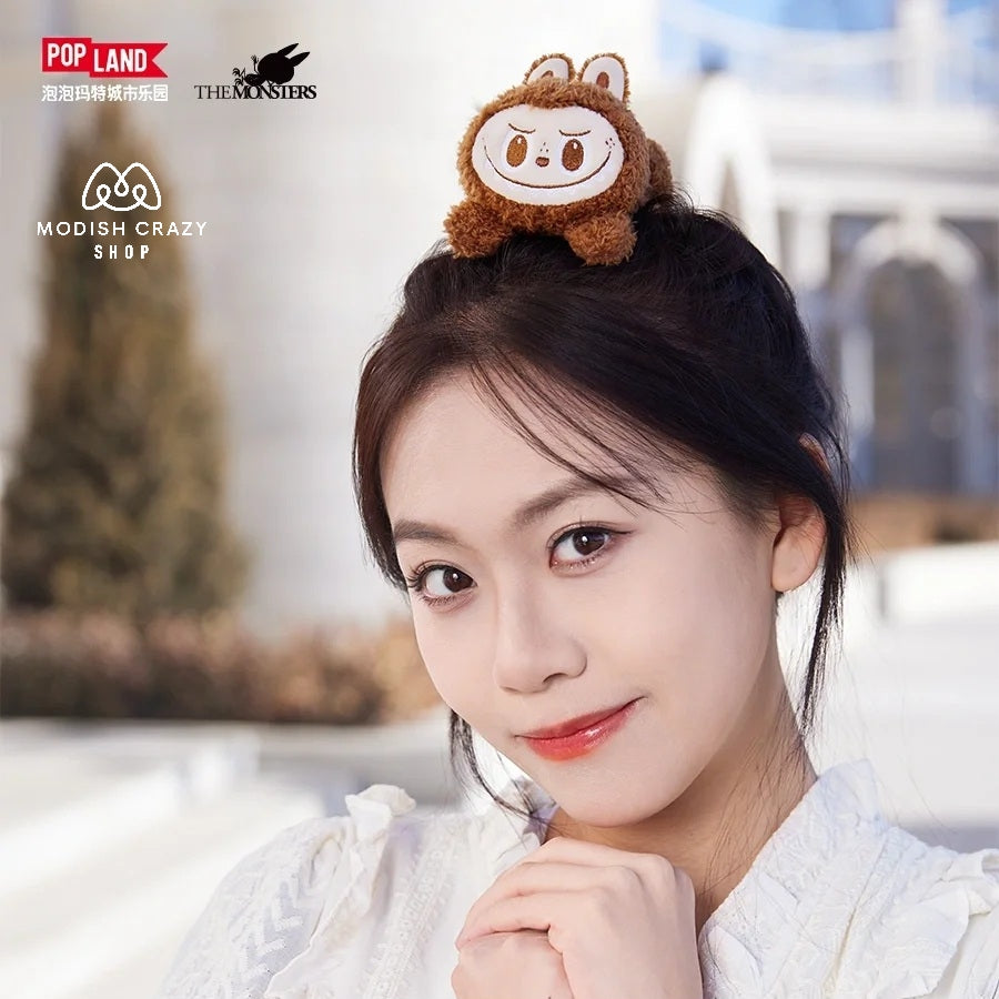POP LAND • THE MONSTERS Classic Series-LABUBU Plush Hair Tie (ยางมัดผม)