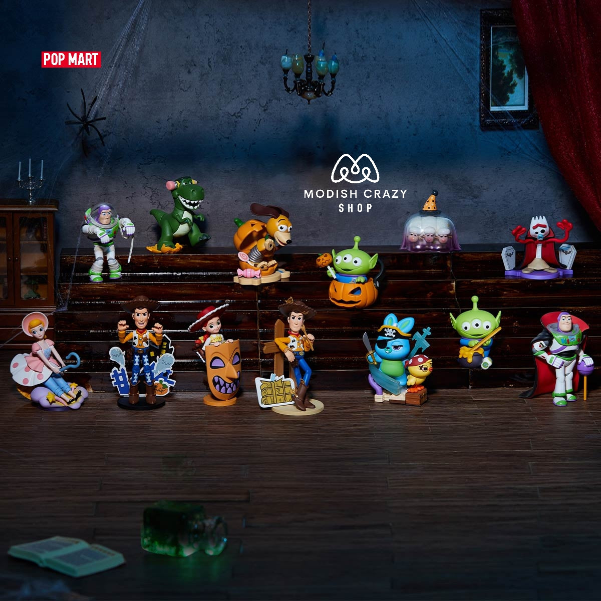 POP MART • Disney/Pixar Spooky Night Series-Figures (Set)