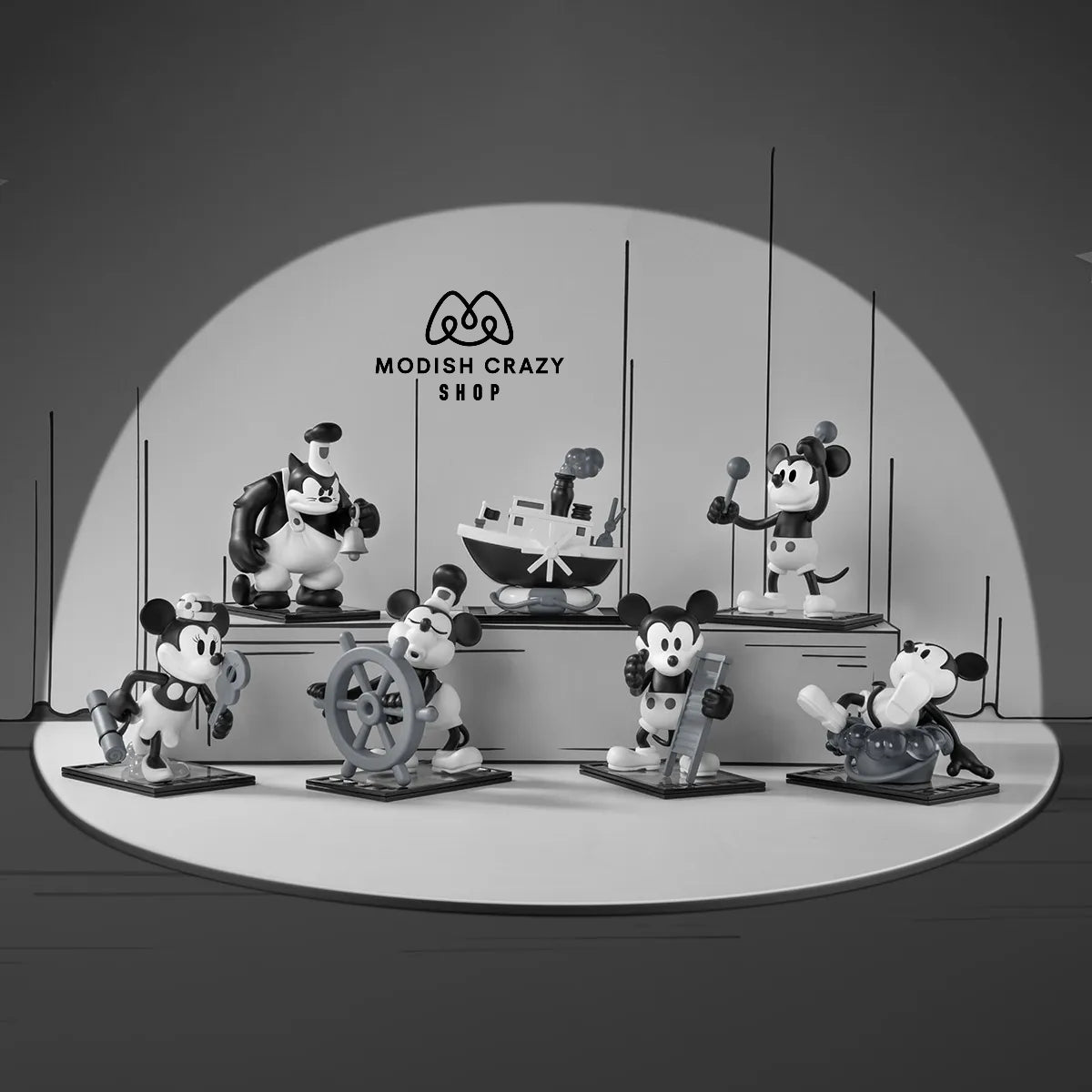 POP MART • Disney Steamboat Willie Series-Figures (Set)