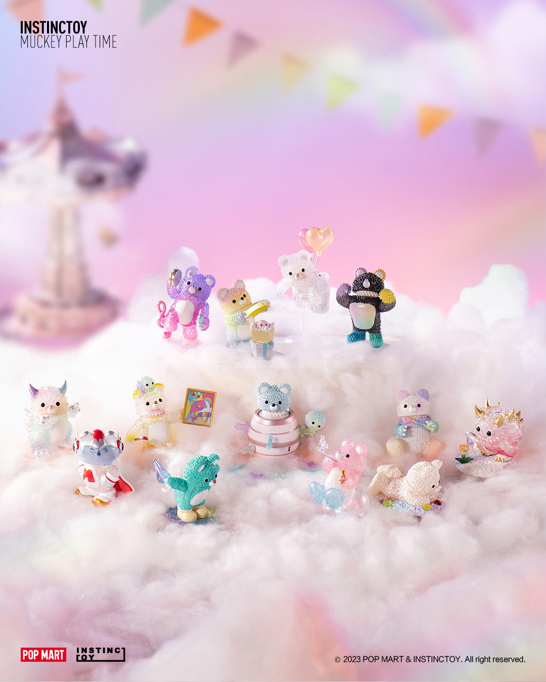 POP MART • INSTINCTOY Muckey Play Time Series (Set)