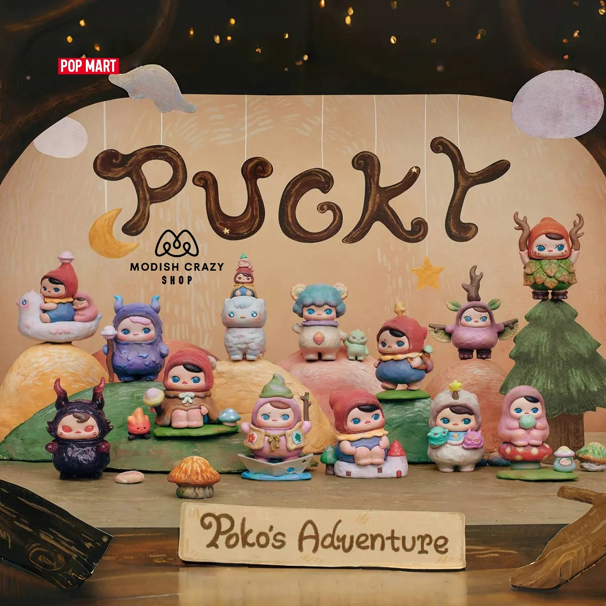 POP MART • PUCKY Poko's Adventure Series-Figures (Set)