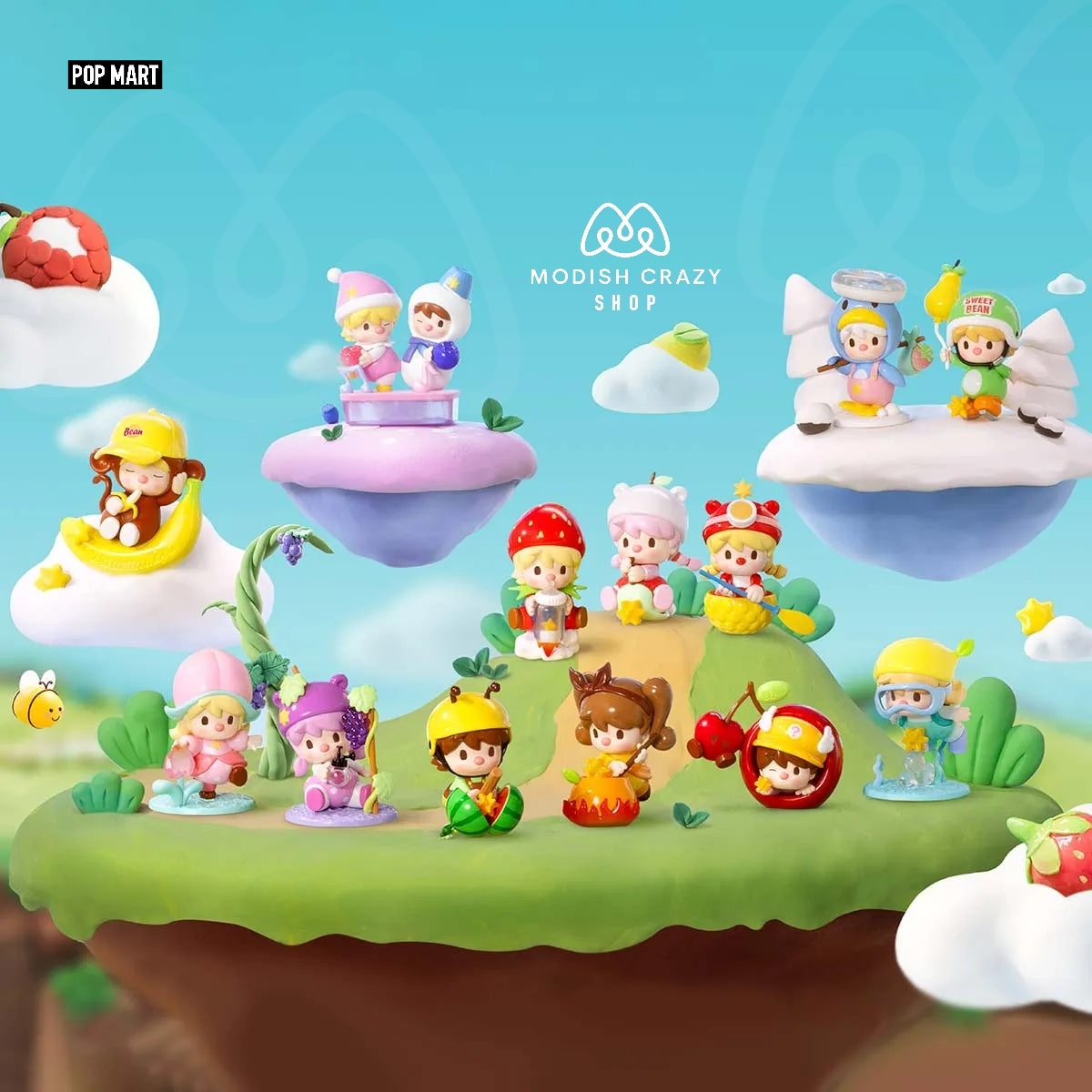 POP MART • Sweet Bean Fruit World Adventure Series-Figures (Set)