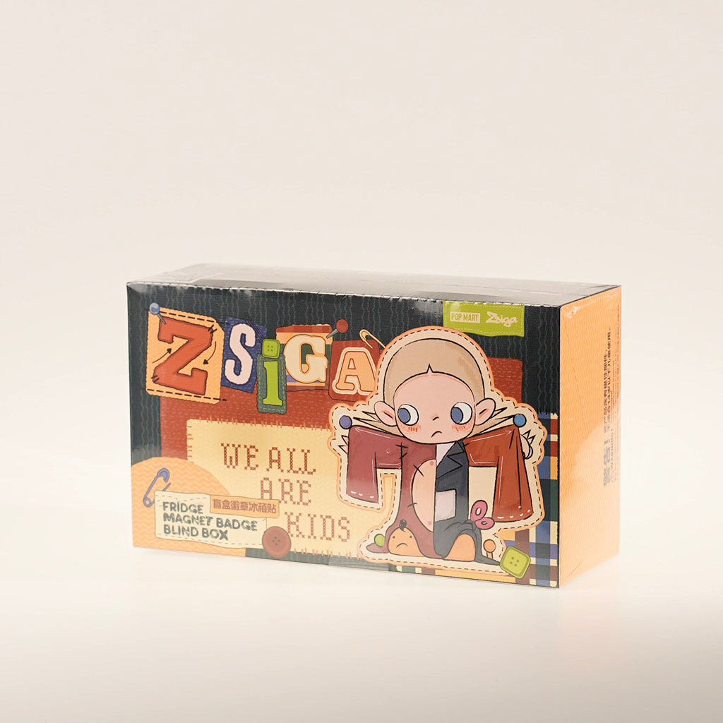 POP MART • Zsiga We All Are Kids Series-Fridge Magnet Badge Blind Box (Set)