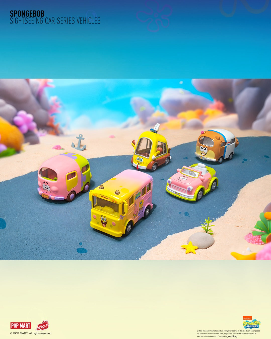 Pop Mart • SpongeBob Sightseeing Car Series Vehicles (Set)