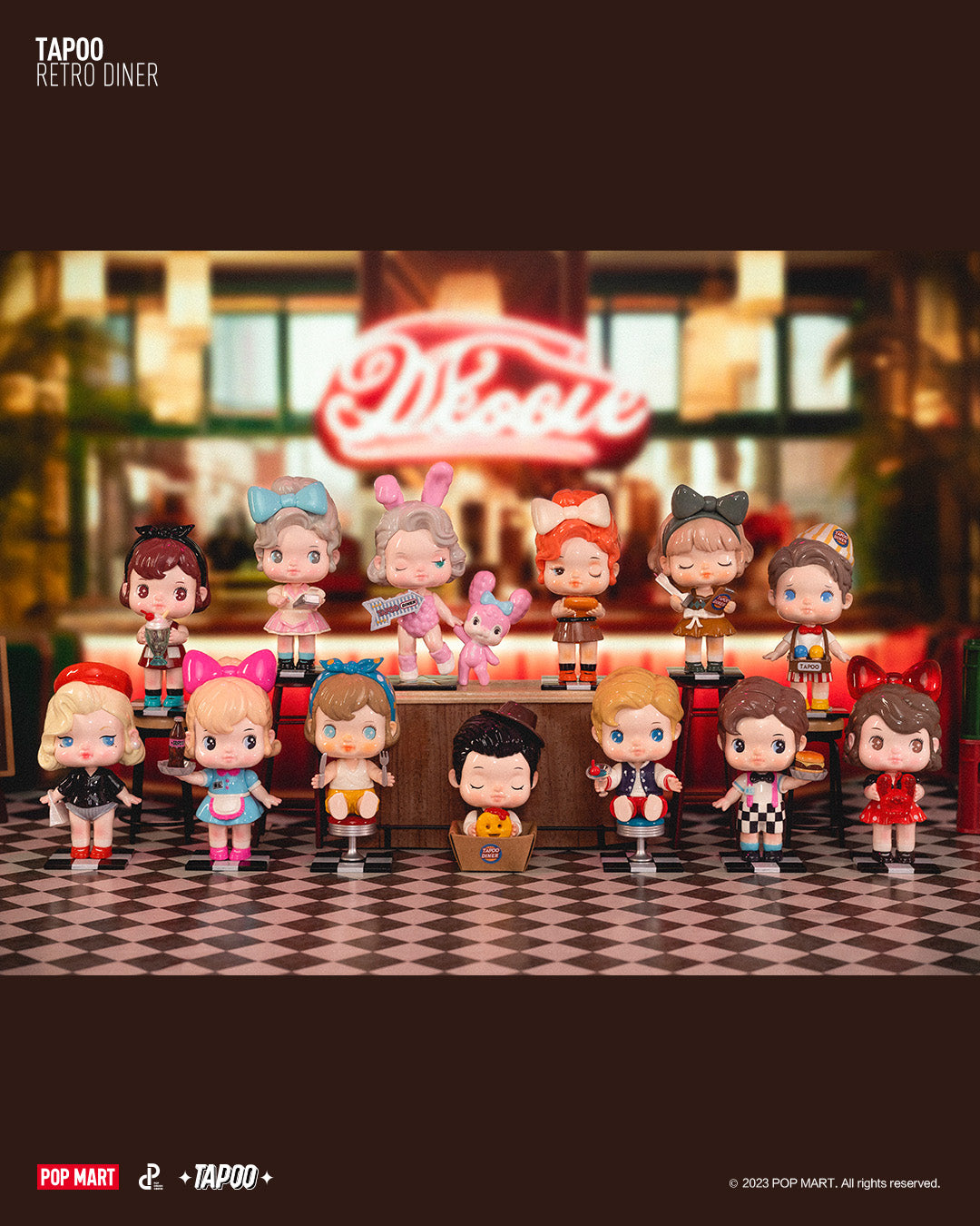 Pop Mart • TAPOO Retro Diner Series (Set)