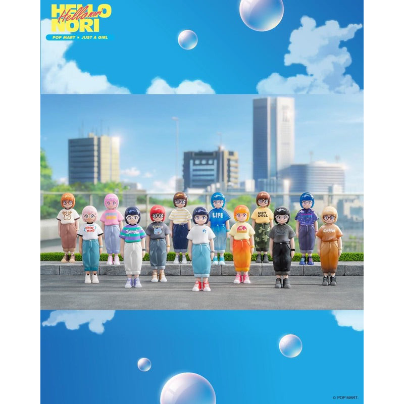 Pop Mart • JUST A GIRL HELLO NORI SERIES (1 Set)