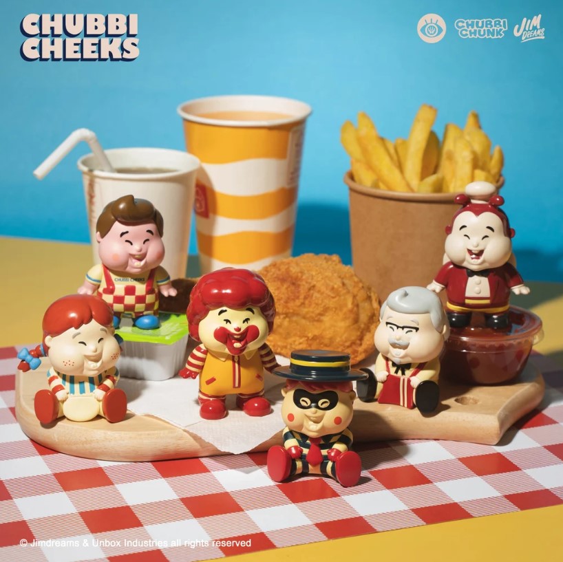 UNBOX • Chubbi Chunk Fast Food Friends Vintage Edition (1 Set)